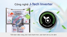 Tủ lạnh Sharp Inverter 525 Lít 4 cửa SJ-FXP600VG-BK