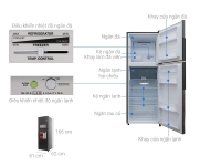Tủ lạnh Sharp SJ-X316E-DS - 314 Lít Inverter
